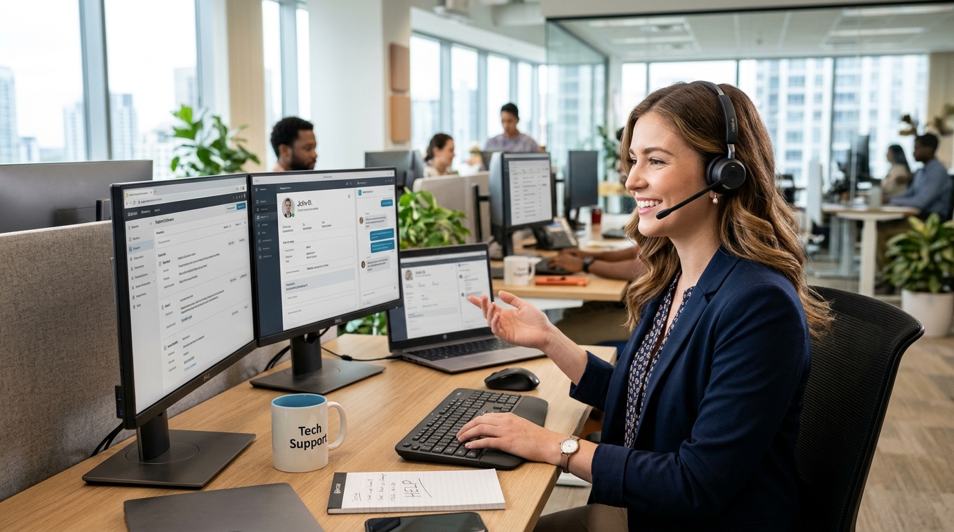 Friendly Certified Customer Support Representative Ready to Assist